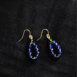 Blue Bead Earrings