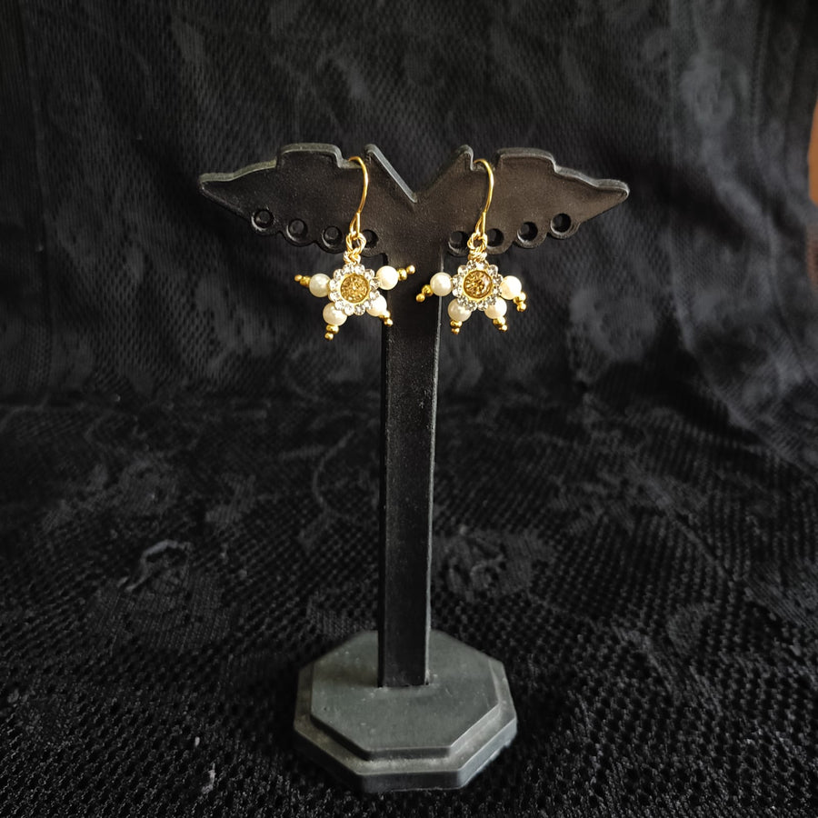 Golden bugadi earrings